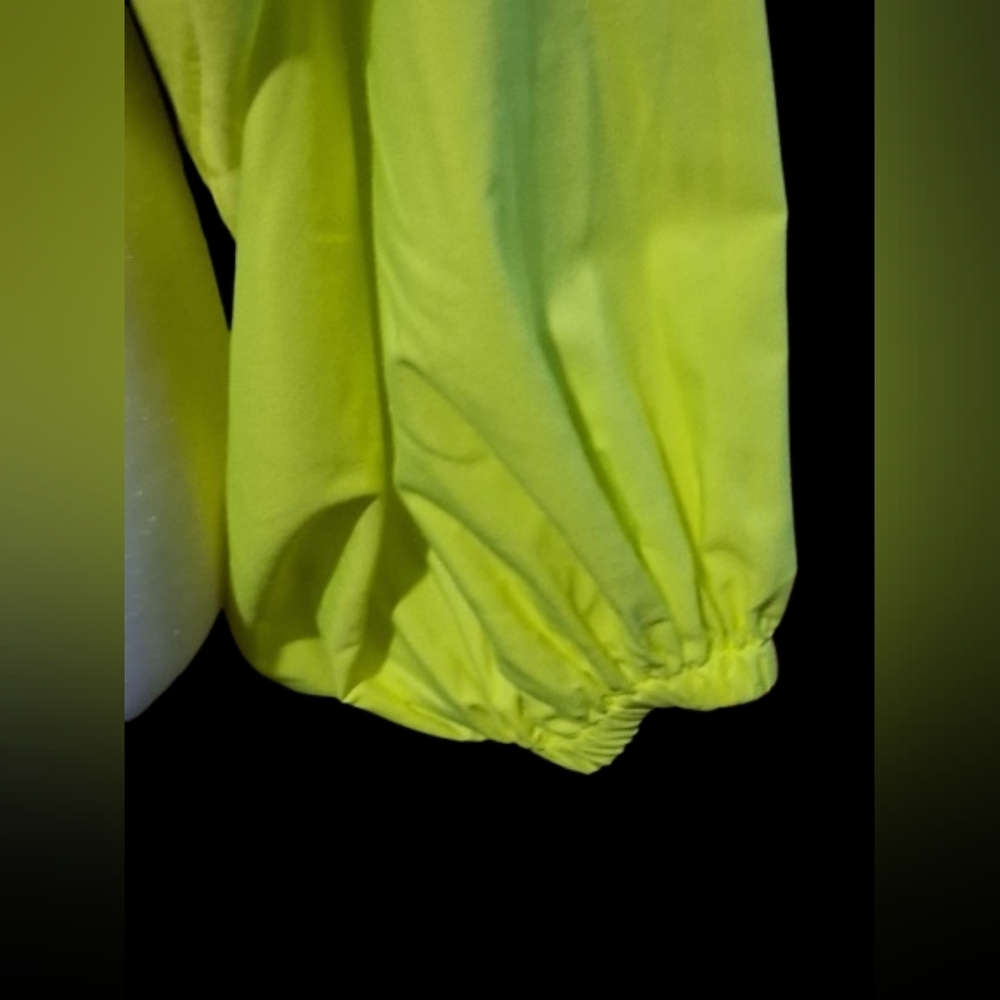New "NWT" Girl Soul Neon Bright Yellow Long Sleeve Top, Size L - Picture 8 of 10